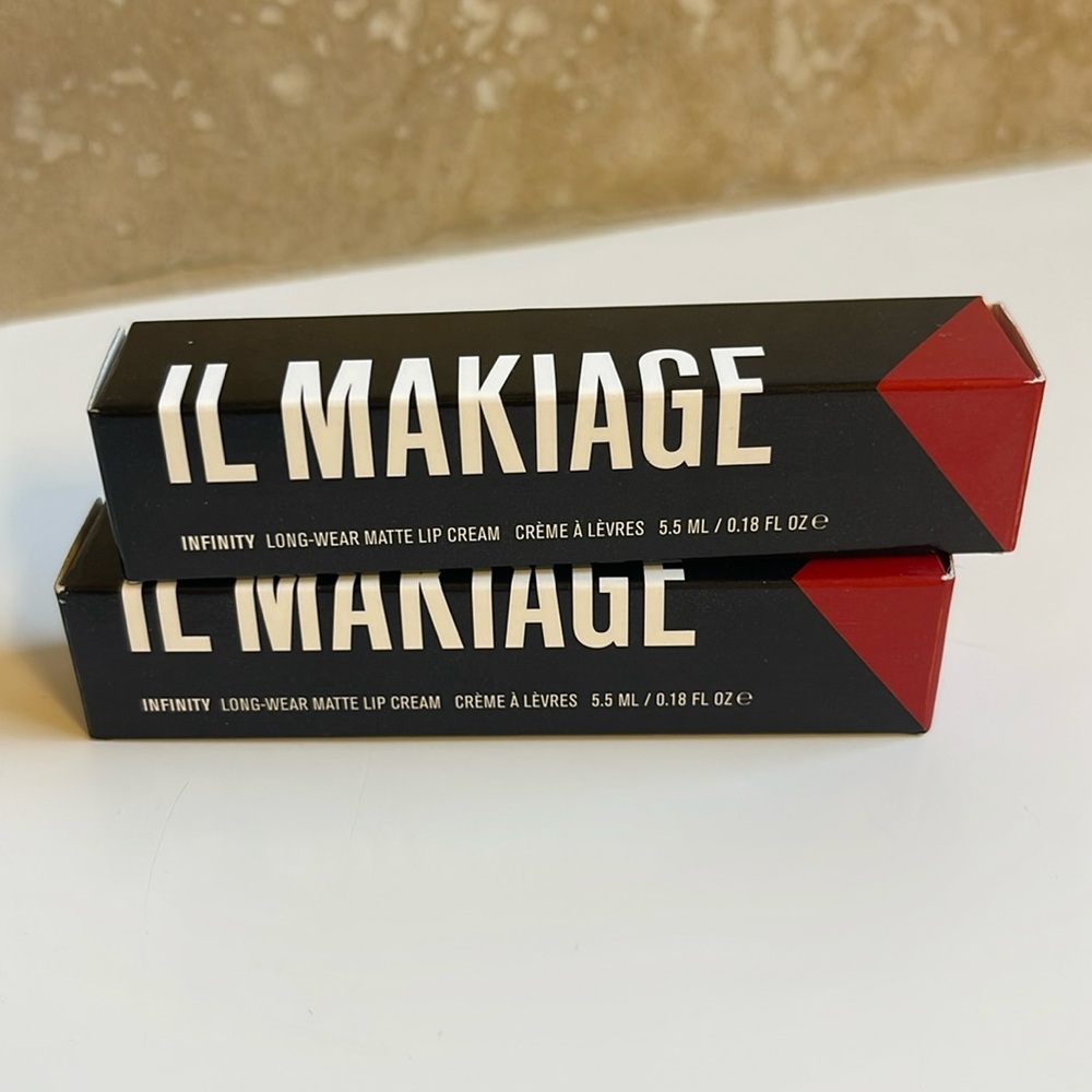 INFINITY LIP CREAM Long-Wear Matte GESHA  Lip Color 5.5 ML/ 0.18 FL OZ (2)